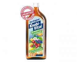 Knobi-Vital Saft und Tabletten - KnobiVital mit Wei&szlig;dorn und Holunder